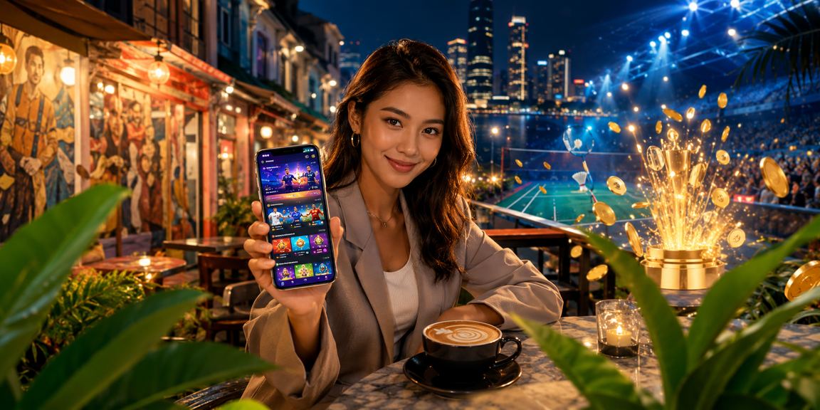 Pemain Penang memainkan slot jackpot melalui telefon bimbit shell99